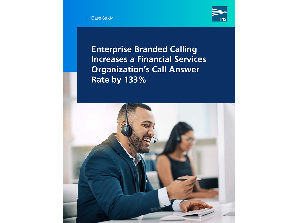 TNS EBC Branded Calling Use Case for Financial Services