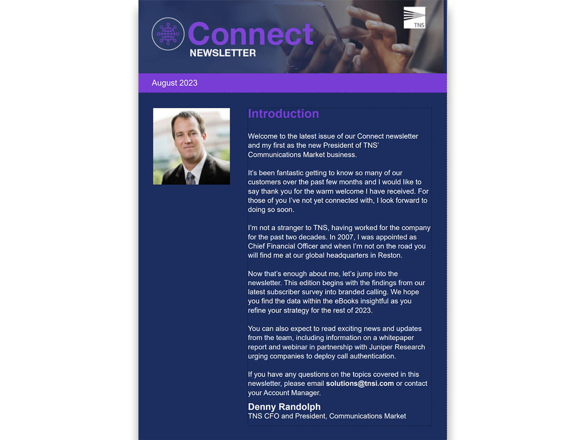 Connect Newsletter for August 2023 Enterprise Edition