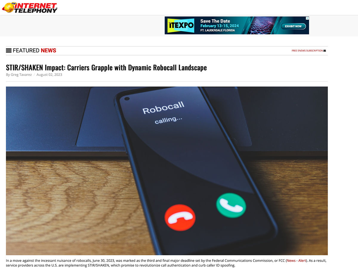 TMC Net reports on the findings from TNS' latest Robocall Investigation Report.