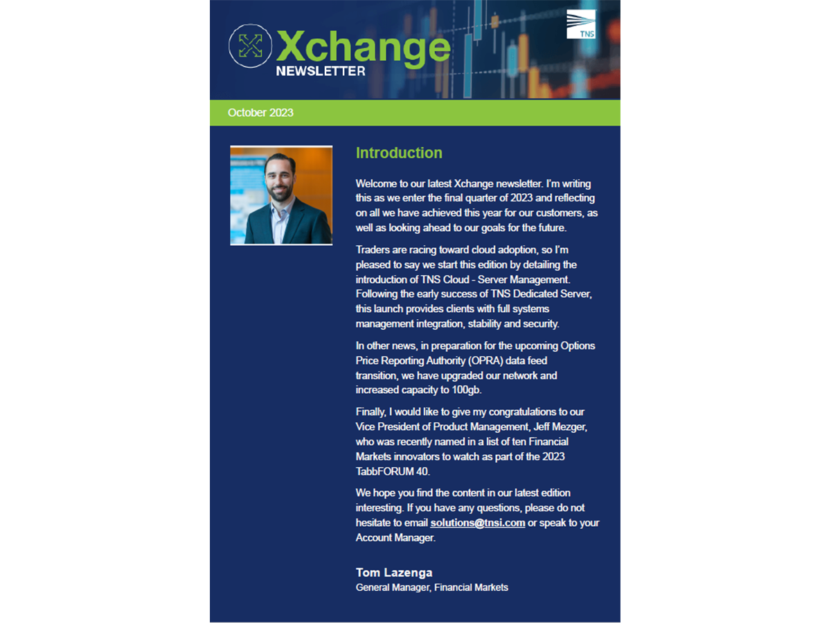 Xchange Newsletter Issue 22 - Oct 2023