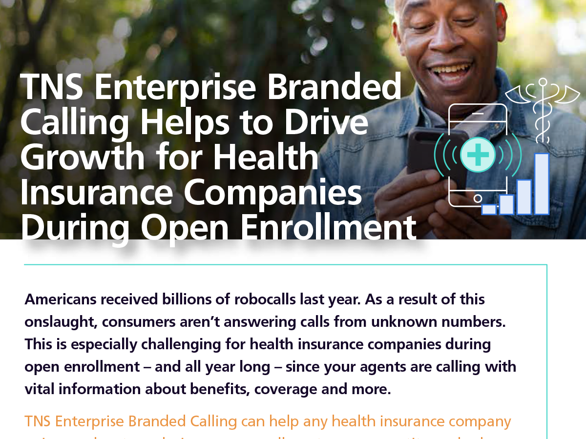 TSN Enterprise Branded Calling Helps to Drive Growth for Health Insurance Companies During Open Enrollment