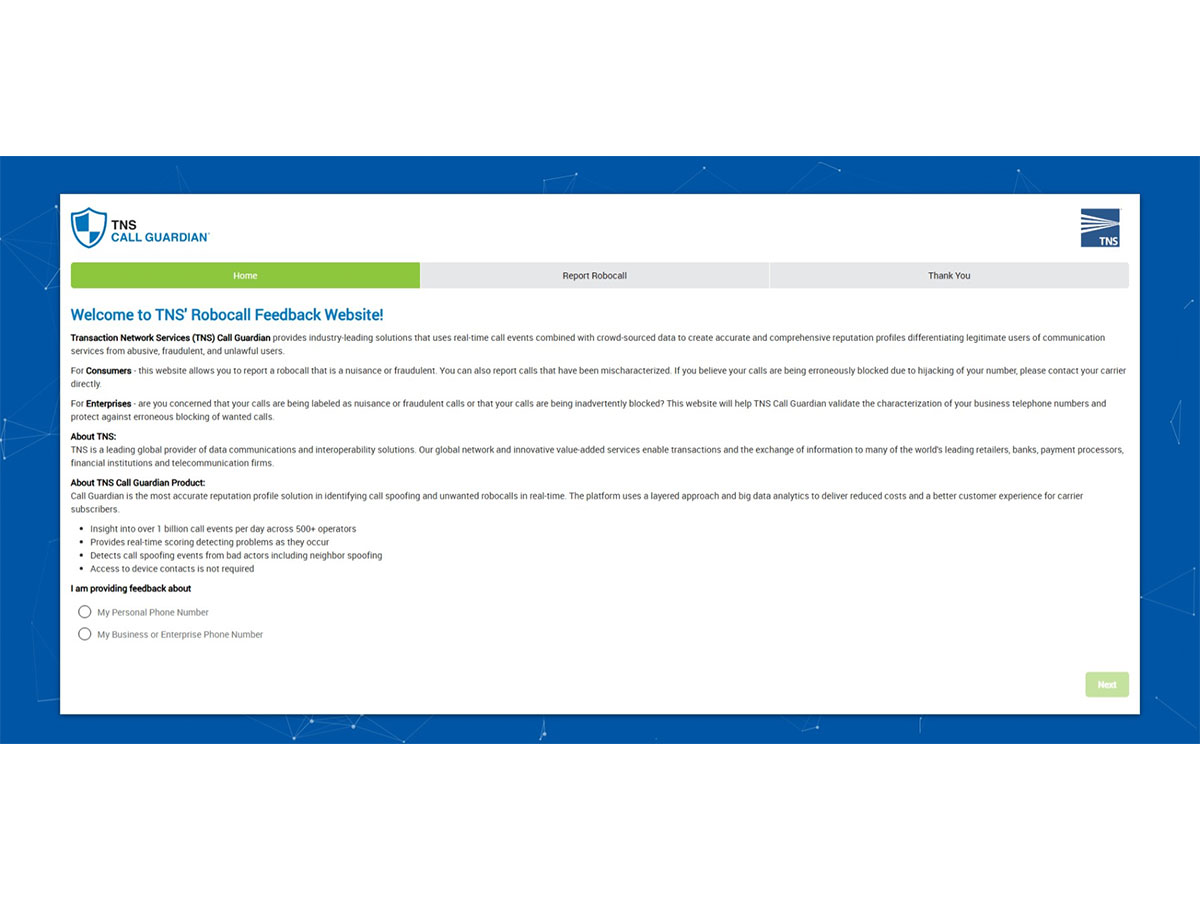 robocall-feedback-screenshot