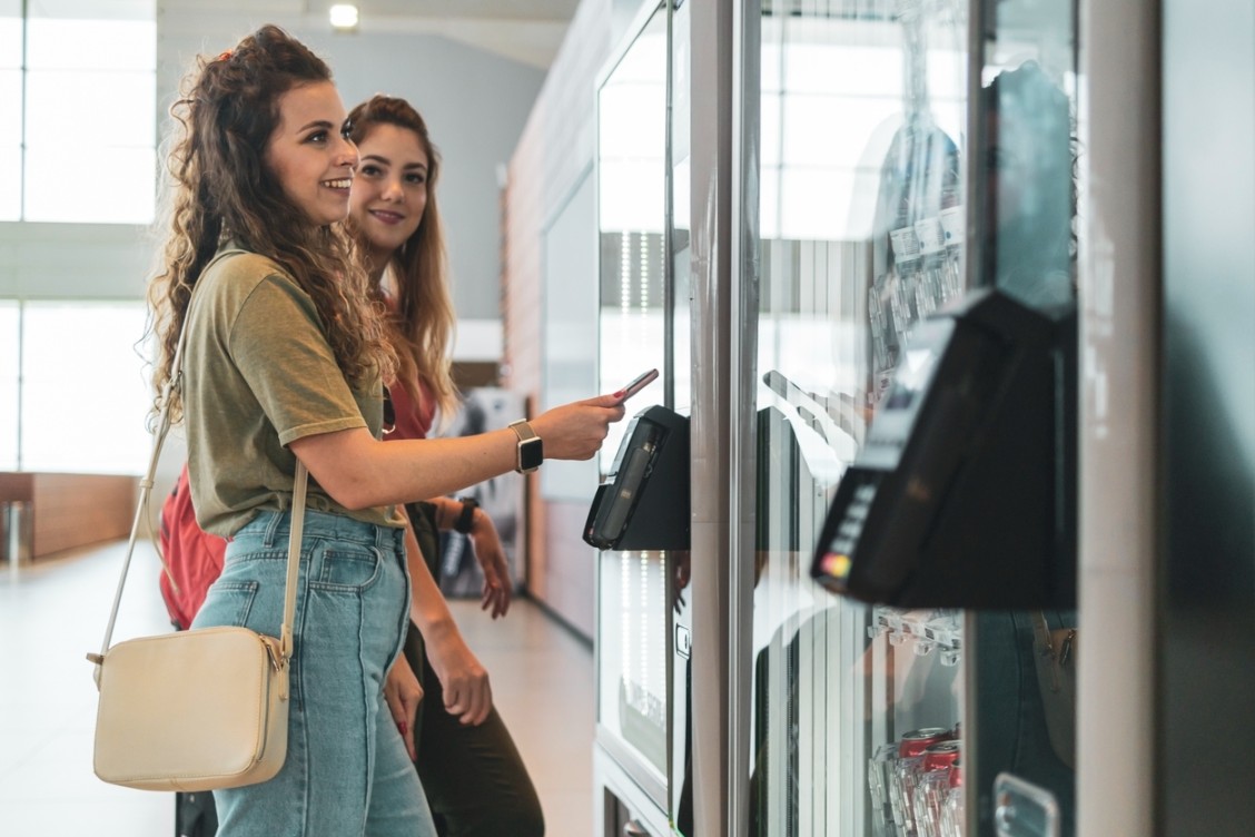 Self Service - People paying wide