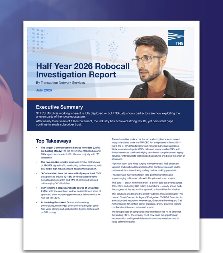 TNS 2026 Half-Year Report Warns Voice Communications Still Vulnerable